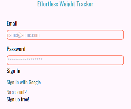 Login and Signup modal