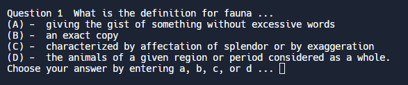 Sample Question